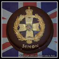 Regimental Badge cake