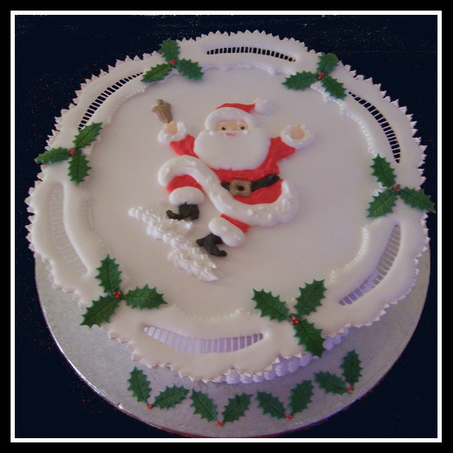 Happy Santa cake