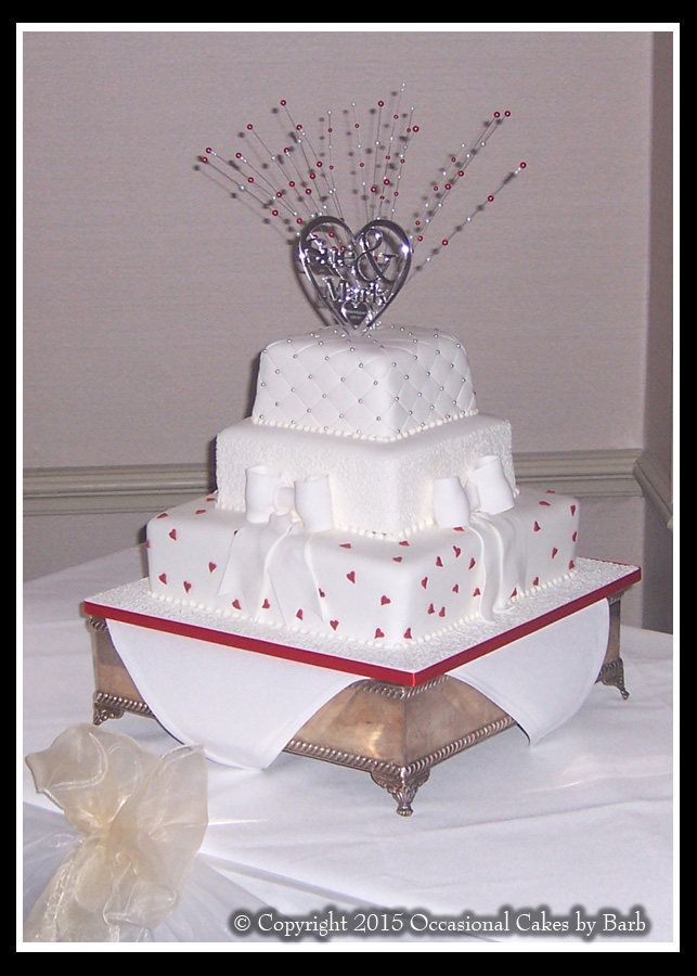 optical illusion wedding cake